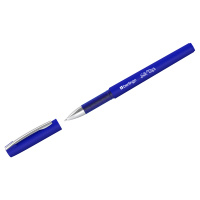 Ручка гелевая Berlingo Silk touch синяя, 0.5мм, синий корпус