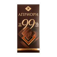 Шоколад Априори горький, 99% какао, 100г