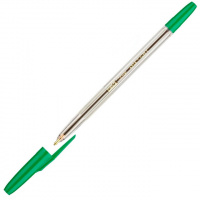 Ручка шариковая Attache Corvet зеленая, 0.7мм