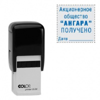 Оснастка для квадратной печати Colop Printer 24х24мм, черная, Q24