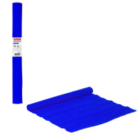 Бумага крепированная Brauberg синяя, 50х250см, 32г/м, растяжение до 45%