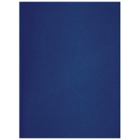Тетрадь общая Officespace синяя, А4, 96 листов, в клетку, на скрепке, бумвинил