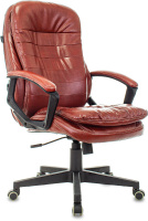 Кресло руководителя Бюрократ T-9950LT коричневый Boroko-37 эко.кожа крестов. пластик