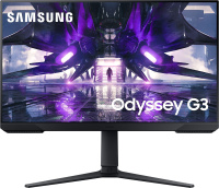 Монитор Samsung 27' Odyssey G3 S27AG320NI черный VA LED 1ms 16:9 HDMI полуматовая HAS Piv 250cd 178г
