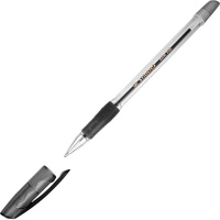 Ручка шариковая Stabilo Bille 508F черная, 0.3мм, прозрачный корпус