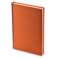 Ежедневник недатированный Альт Velvet оранжевый, А5+, 136 листов, иск. кожа