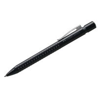 Ручка шариковая автоматическая Faber-Castell 'Grip 2010', синяя, 1,0мм, трехгран., черная
