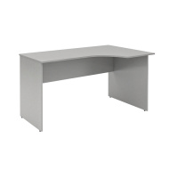 Стол письменный Skyland Simple SE-1400, эргономичный, правый, серый, 1400х900х760мм