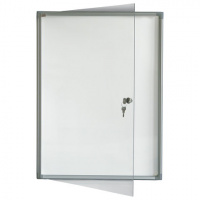Доска-витрина 2x3 GS 41A4 28x37см, белая, магнитная маркерная, алюминиевая рама
