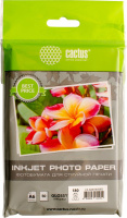 Фотобумага для струйных принтеров Cactus CS-GA618050ED А6, 50 листов, 180 г/м2, белая, глянцевая