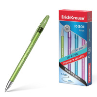 Ручка гелевая ErichKrause R-301 Spring Gel Stick 0.5, черная