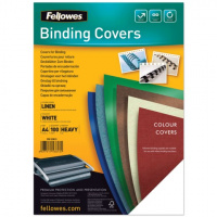 Обложки для переплета картонные Fellowes Linen черные, А4, 250 г/кв.м, 100шт, FS-53814
