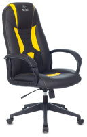 Кресло геймера Zombie 8 эко.кожа, черный/желтый, крестовина пластик