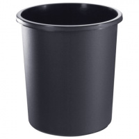Корзина для мусора Стамм 18л, черная, КР41