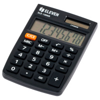 Калькулятор карманный Eleven SLD-100NR черный, 8 разрядов