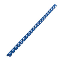 Пружины для переплета пластиковые Fellowes синие, на 60-90 листов, 12мм, 100шт, кольцо, FS-53463