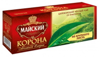Чай Майский Корона Российской империи, черный, 25 пакетиков