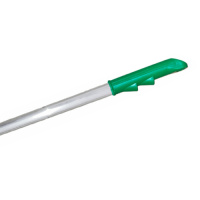 Ручка швабры 150см, зеленая рукоять, алюминий