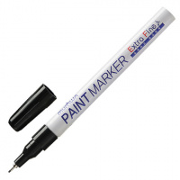 Маркер-краска Munhwa Extra Fine Paint Marker черный, 1мм, пулевидный наконечник, нитро-основа