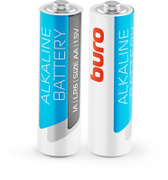 Батарейка Buro Alkaline АА LR06, 2шт/уп