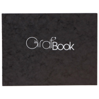 Скетчбук 100л., 152*210мм Clairefontaine 'Graf Book 360°', на сшивке, 100г/м2