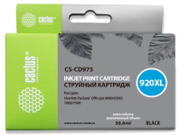 Картридж струйный Cactus CS-CD975 №920XL, 56.5мл, черный