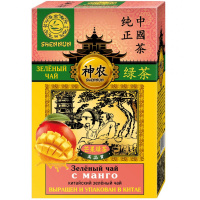 Чай Shennun зеленый с манго, листовой, 100г