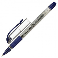 Ручка гелевая Bic Gelocity Stic синяя, 0.5мм, прозрачный корпус
