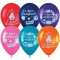 Воздушные шары Meshu Sweet day 30см, пастель, ассорти, 50шт