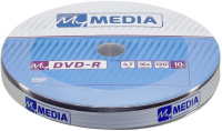 Диск DVD-R Mymedia 4.7Gb, 16x, Pack wrap, 10шт/уп, 69205