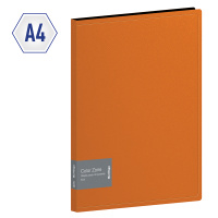 Папка с 40 вкладышами Berlingo 'Color Zone', 21мм, 1000мкм, оранжевая