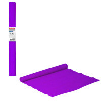 Бумага крепированная Brauberg фиолетовая, 50х250см, 32г/м, растяжение до 45%