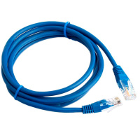 Патч-корд UTP Cablexpert PP10-2M/B кат.5e, 2м, литой, (синий)