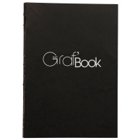 Скетчбук 100л., А5 на сшивке Clairefontaine 'Graf Book 360°', 100г/м2
