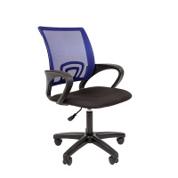 Кресло офисное Chairman 696 LT ткань, синяя, крестовина пластик
