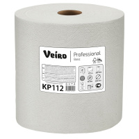 Полотенца бумажные в рулонах Veiro Professional 'Basic', 2-слойные, 172м/рул, цвет натуральный, ульт