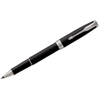 Ручка-роллер Parker Sonnet F, черный/серебристый корпус, 1931523