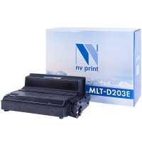 Картридж лазерный Nv Print MLT-D203E, черный, совместимый