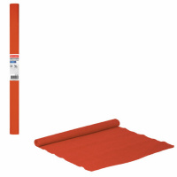 Бумага крепированная Brauberg оранжевая, 50х250см, 32г/м, растяжение до 45%