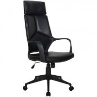 Кресло руководителя Brabix Prime EX-515 экокожа, черная, крестовина пластик