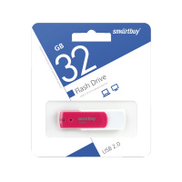 Память Smart Buy 'Diamond'  32GB, USB 2.0 Flash Drive, пурпурный