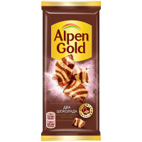 Шоколад Alpen Gold темный и белый шоколад, 85г