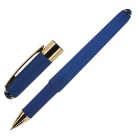 Шариковая ручка Bruno Visconti Monaco синяя, 0.5мм, темно-синий корпус