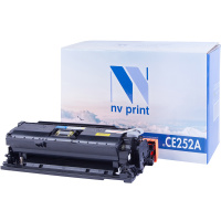 Картридж лазерный Nv Print CE252AY, желтый, совместимый