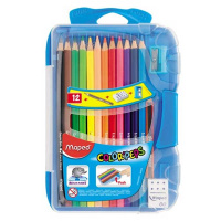Набор цветных карандашей Maped Color Peps 12 цветов, с ластиком и точилкой, 832032