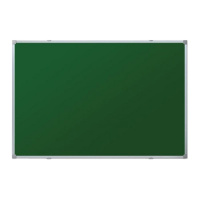 Доска меловая Attache 100х150см, зеленая, лаковая, магнитная, алюминиевая рамка