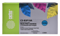 Картридж струйный CACTUS (CS-B3P19A) для HP DesignJet T920/T1500, голубой, 130 мл