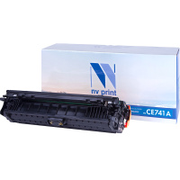Картридж лазерный Nv Print CE741AC, голубой, совместимый