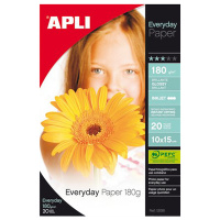 Фотобумага для струйных принтеров Apli А6, 20 листов, 180 г/м2, глянцевая