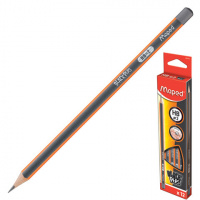 Набор чернографитных карандашей Maped Black Pep's НВ, 12шт, 850021